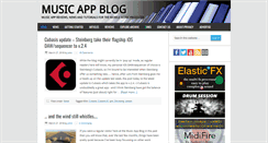 Desktop Screenshot of musicappblog.com